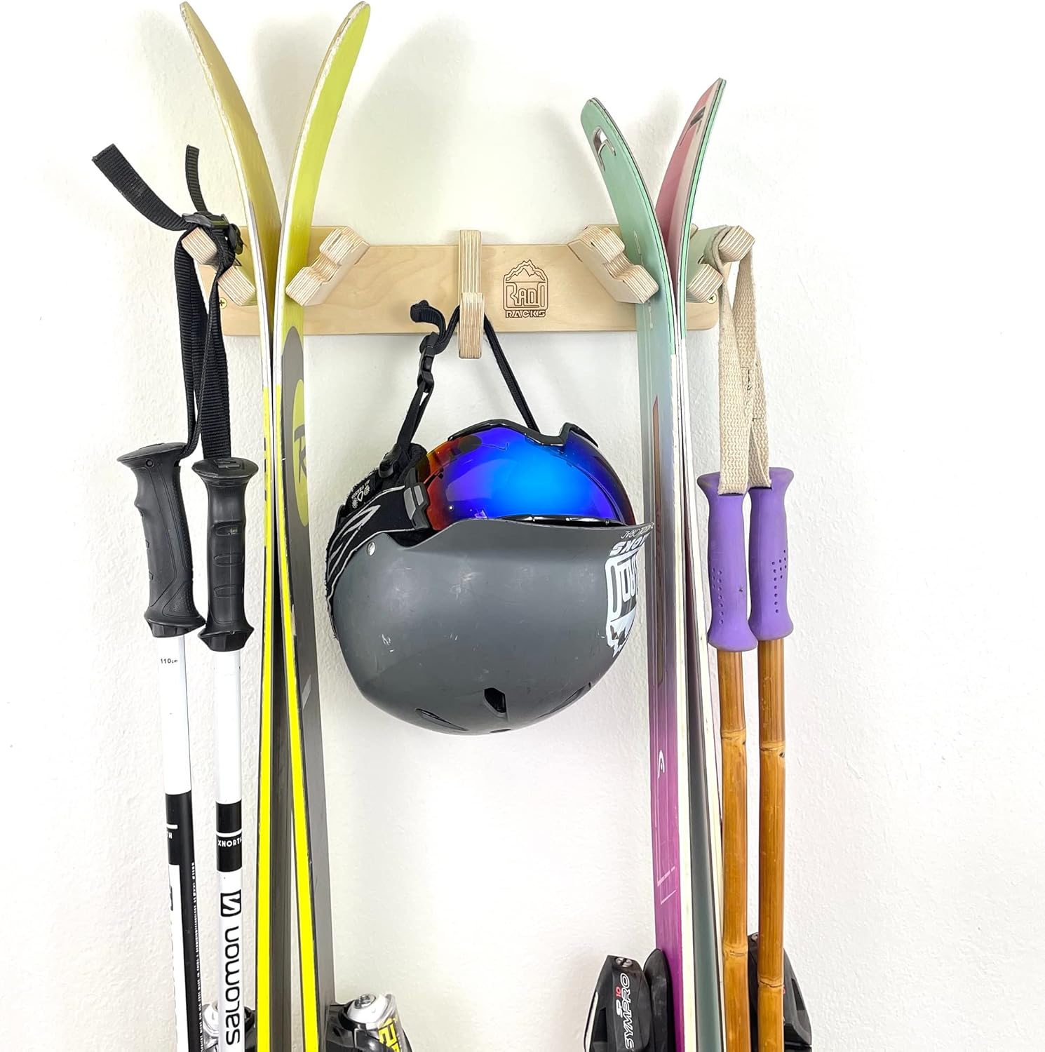 Pro Board Racks Apres Ski Wall Rack (Holds 2 Sets of Skis)