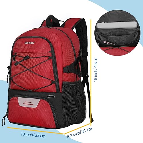 Miniatura 2 de DAFISKY Basketball Backpack with Ball Compartment  Large Basketball Bag with Shoes compartment Sports Equipment Bag for Soccer