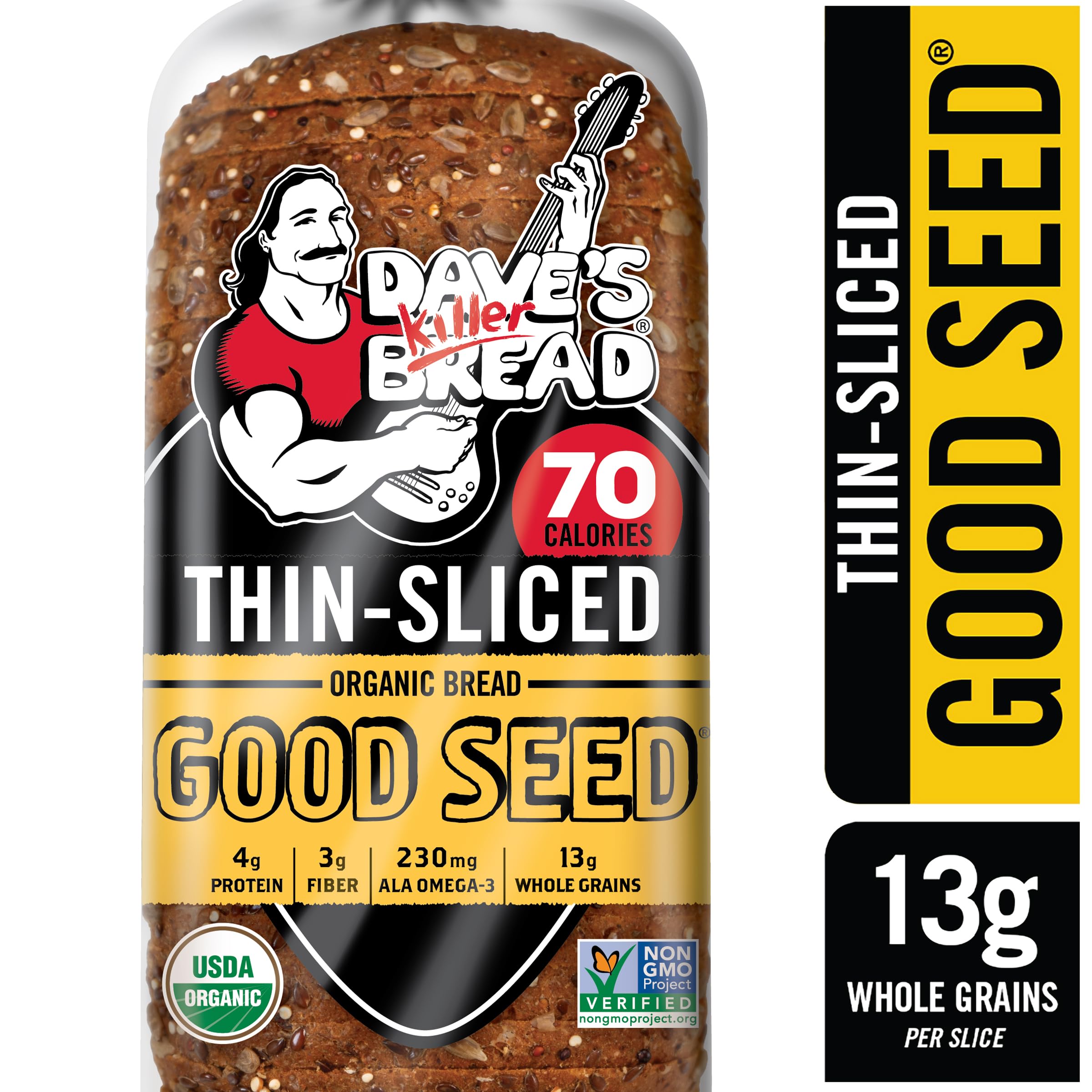 Dave's Killer Bread Good Seed Thin-Sliced, Organic Bread, 13g