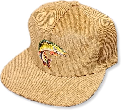 Gorra de pesca Snapback de pana Pescador