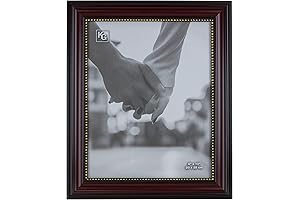 kieragrace Classic Traditional Lucy Picture Frames | 8x10 Inch Dark Brown 2 Pack