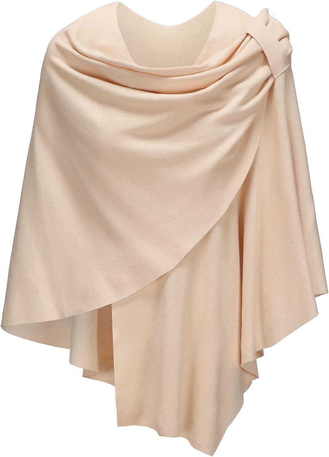 Spicy Sandia Shawl Wraps for Women Knit Poncho Travel Scarf Elegant Ruana Cape Sweater for Fall Winter