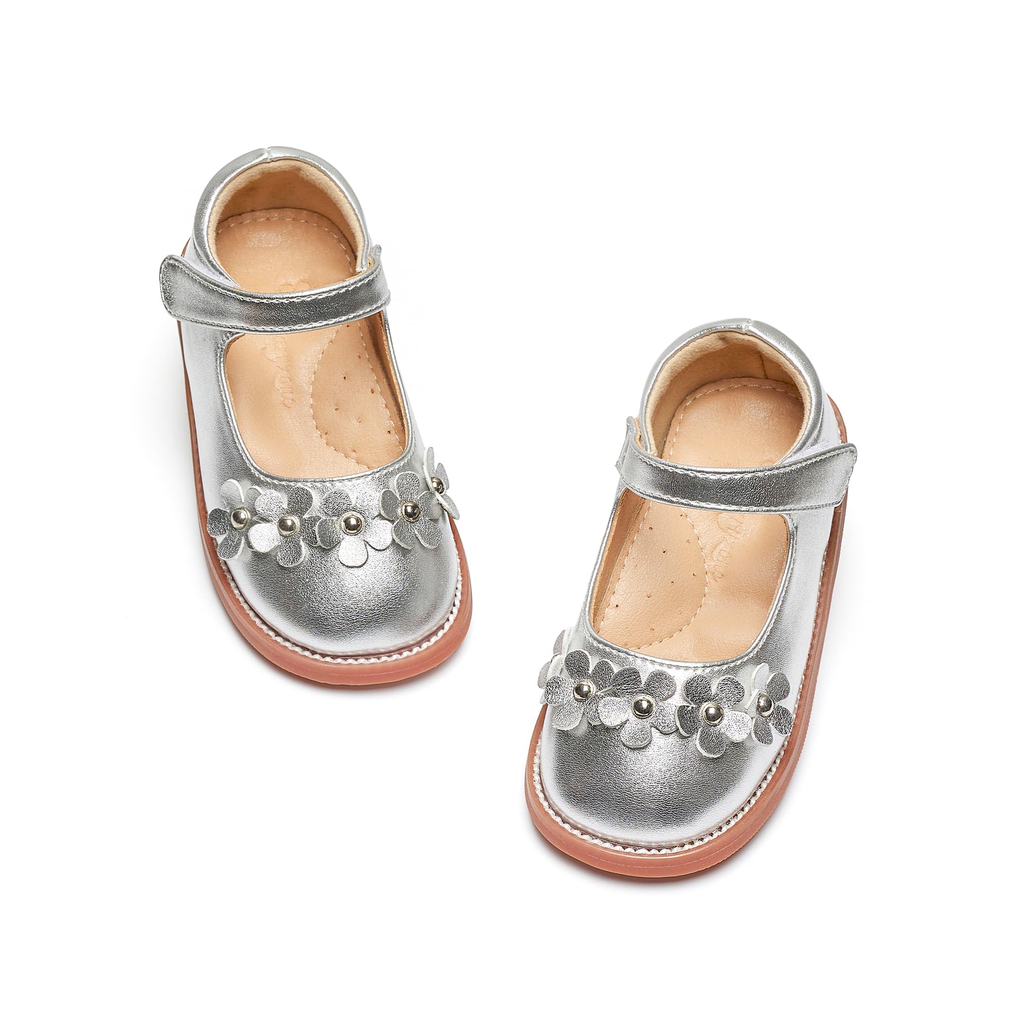 Flaryzone Toddler Girls Mary Jane School Uniform Oxfords Dress Shoes Flats
