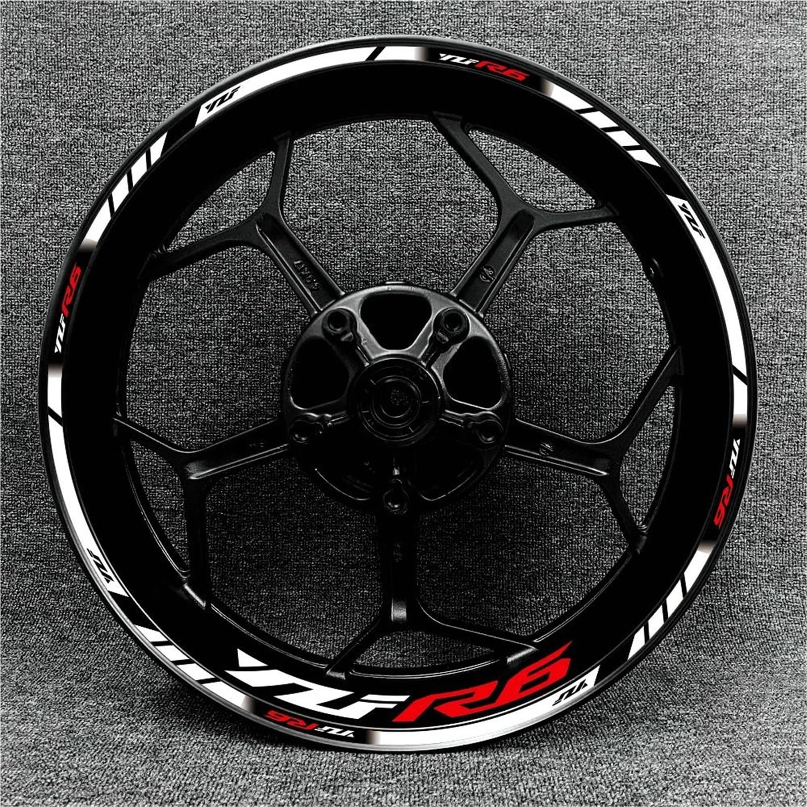 Wheel Stickers Motorcycle Rims Wheels Stickers for YZF R6 YZF-R6 YZFR6 17 Inch Wheel Reflective Waterproof Strips Decals Rim Reflective Decal