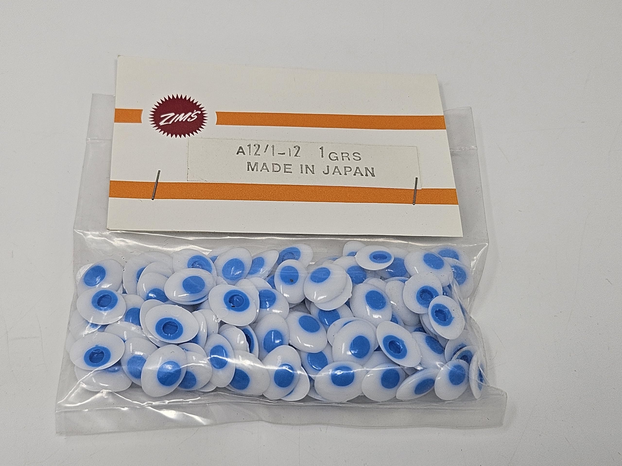 12mm Oval Paste-On Plastic Eyes for Craft Crochet Amigurumi Dolls or Puppets (Bulk Pack of 144) (Pink)