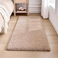 Vista 179 de Alfombra de inodoro blanca 22x24, antideslizante, esponjosa, alfombra de piso para baño en forma de U, lavable, alfombra de contorno para inodoro