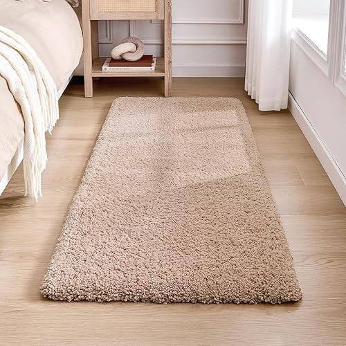 Miniatura 179 de Alfombra de inodoro blanca 22x24, antideslizante, esponjosa, alfombra de piso para baño en forma de U, lavable, alfombra de contorno para inodoro