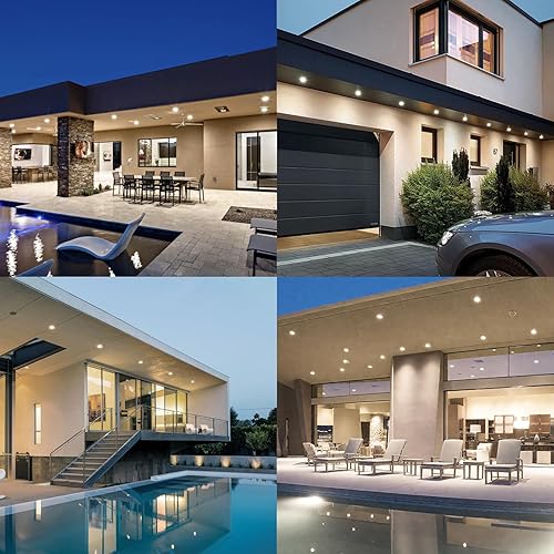 Miniatura 6 de Paquete de 2 bombillas LED PAR38 de luz de inundación del atardecer al amanecer al aire libre, 20 W (equivalente a 200 W) bombillas de inundación de