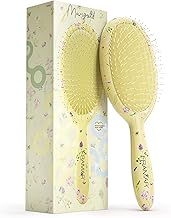 Framar Detangling Hair Brush – Anti-Breakage Hair Brush, Anti-Pull Brush, Anti-Pull Comb, Eliminates Knots and Reduces Frizz and Breakage, Hair Brush – Yellow Flowers