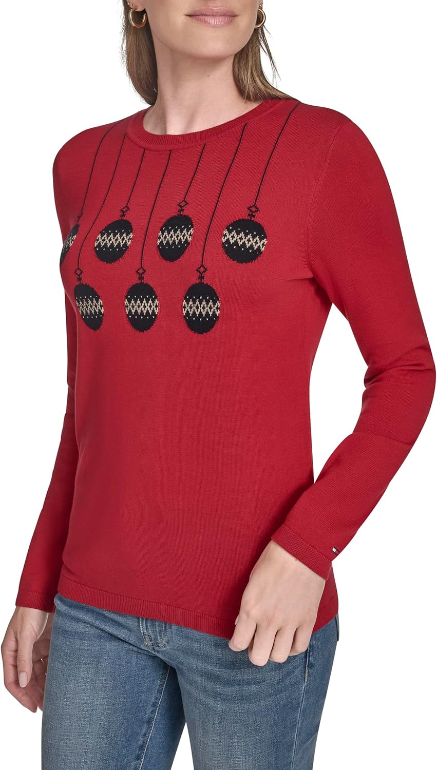 Tommy Hilfiger Womens Pullover Crewneck Everyday Sweater - Image 3