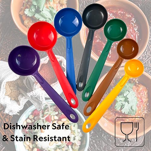 Miniatura 4 de Rite-Size Rite - Juego de utensilios de control de porciones, plástico copolímero resistente al calor, cucharas de cocina profesionales (juego de 7