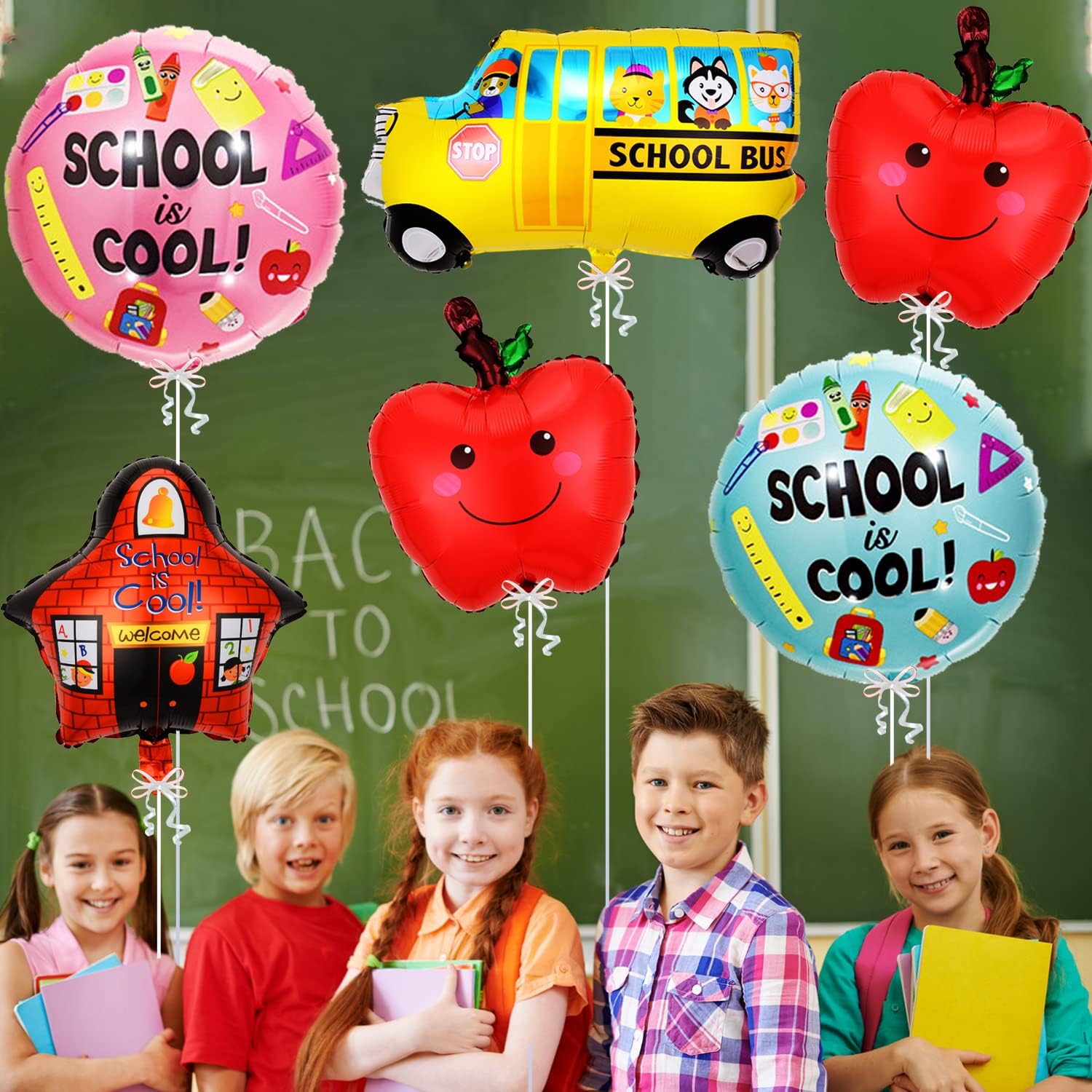 Buy Back To School Balloons, Back To School Decorations Includes School