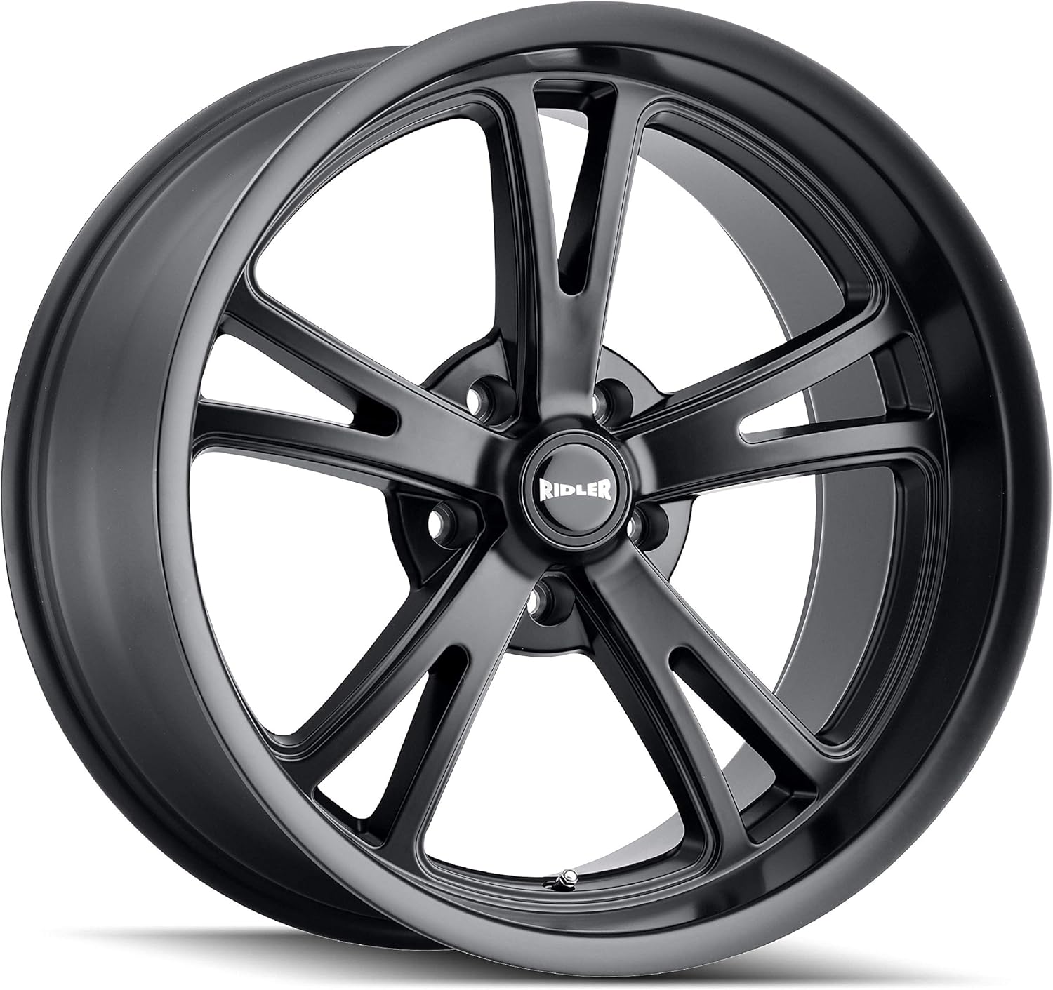 ALLOY RIM/WHEEL RIDLER TYPE 607 MATTE BLACK 18X8 5120.65