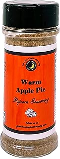 Warm Apple Pie Popcorn Seasoning | Large Shaker | Calorie Free | Fat Free | Saturated Fat Free | Cholesterol Free | Sodium Free | Low Sugar | Crafted in Small Batches | Premium | Gourmet Warm Apple Pie Seasoning – Transform Your Popcorn into a Dessert Delight!