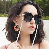 Vista 3 de Cadena multifuncional para gafas elegante soporte para gafas, collar y cordón para máscara para mujeres de moda