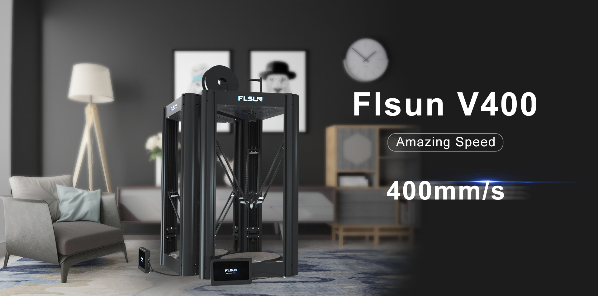 【3Dプリンター】FLSUN V400 動作確認済 楽天市場】FLSUN®V400 3DプリンターΦ300x410mm印刷サイズ
