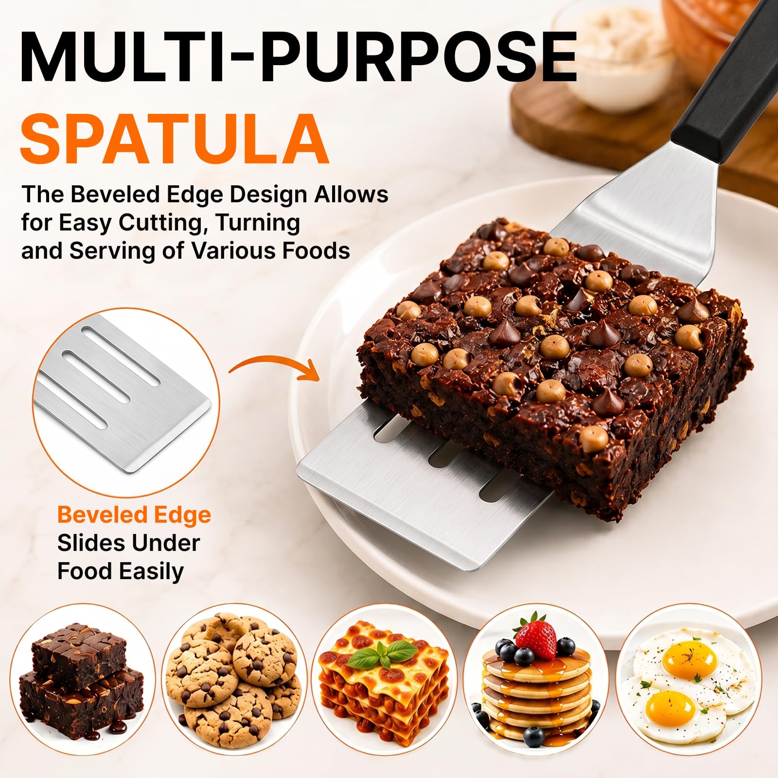 Small Metal Spatula Server Set - Cake & Pie Tools -4