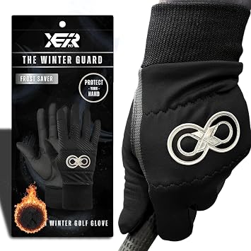 Winter Golf Gloves Men Left Hand & Right Hand Pair | Multi-Layer Cold Weather Golf Gloves with Warm & Soft Fleece Lining with Comfortable Fit