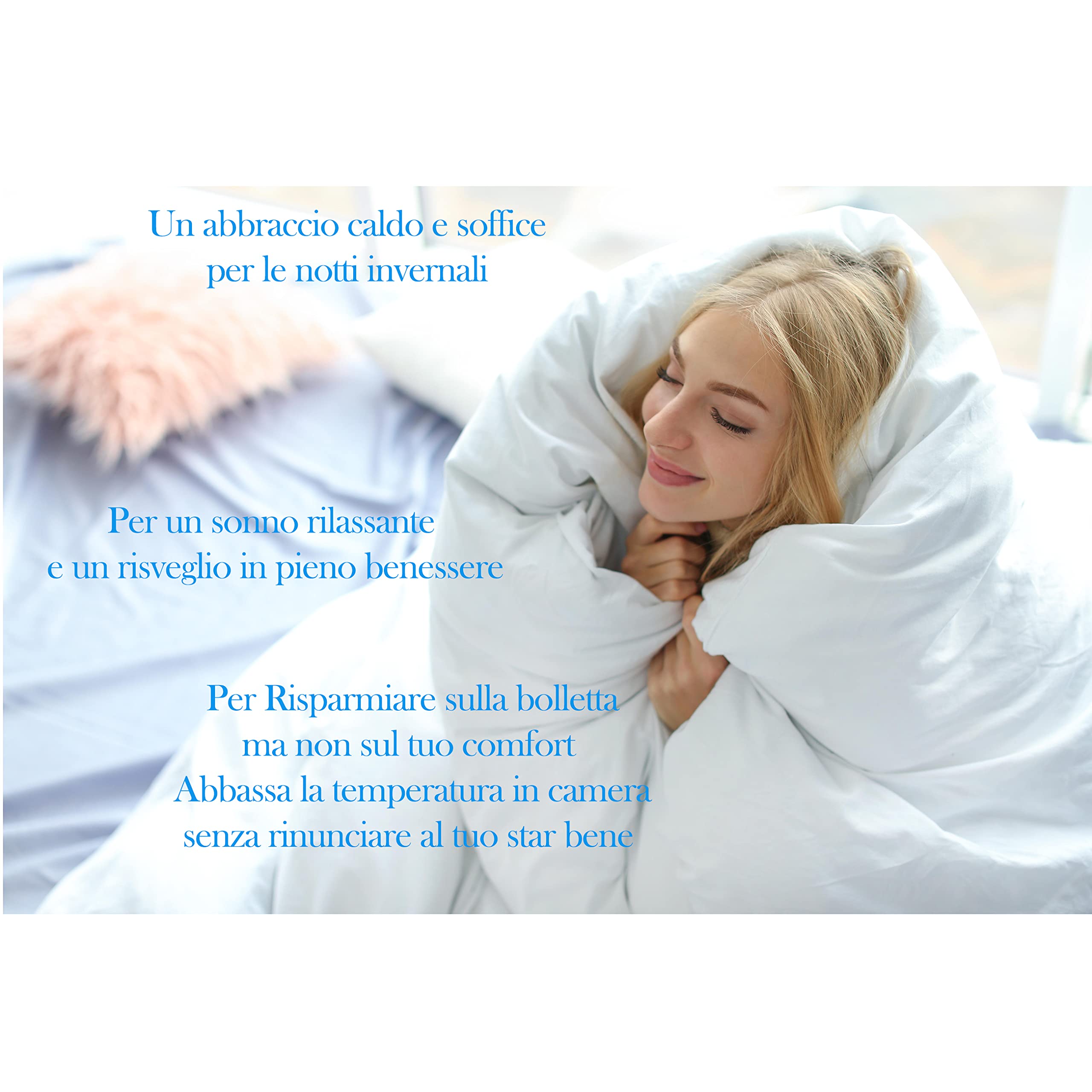 SofficePiuma - Daunex Piumino Matrimoniale Invernale in 100% Piumino D'Oca Vergine Piumone 5 PUNTI Calore EXTRA WARM Made in Italy (250x220 Matrimoniale King)