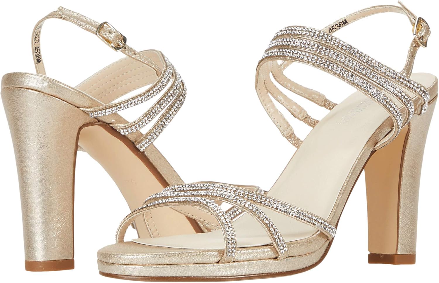 Touch Ups womens Elizabeth Platform, Champagne, 7.5 US