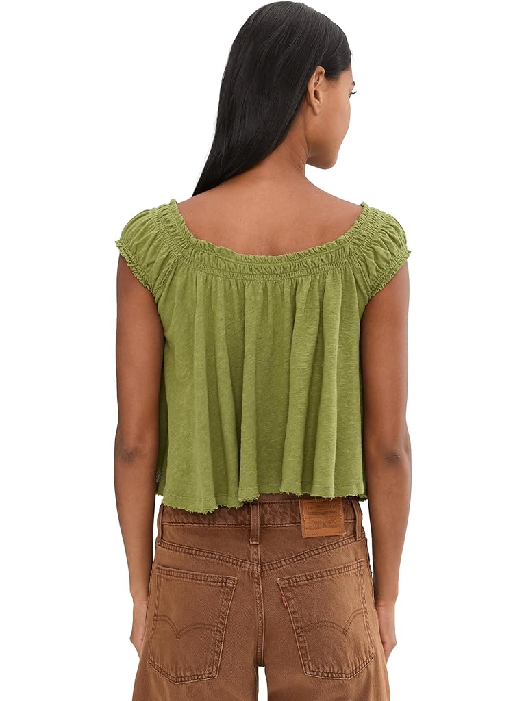 Green Free People We The Free Dahlia Tee
