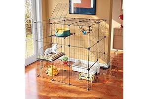 3-Tier Cat Cage: Spacious and Durable Enclosure for Your Feline Companion
