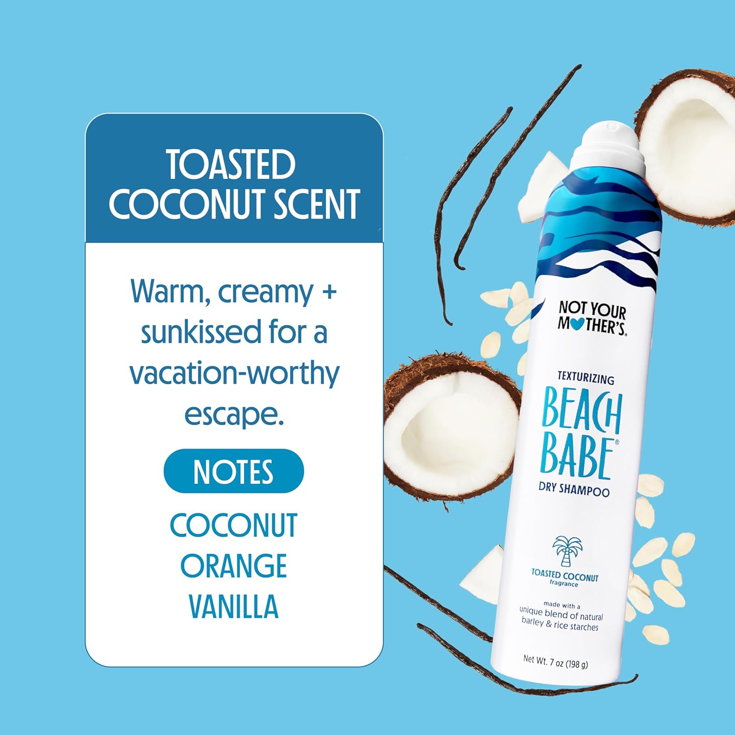 Not Your Mother's Dry Shampoo Trio - Clean Freak Original, Beach Babe, Plump for Joy - 3 Pack, 12 oz Each - 70% More to Instantly Absorb Oil and Refresh Hair Between Washes