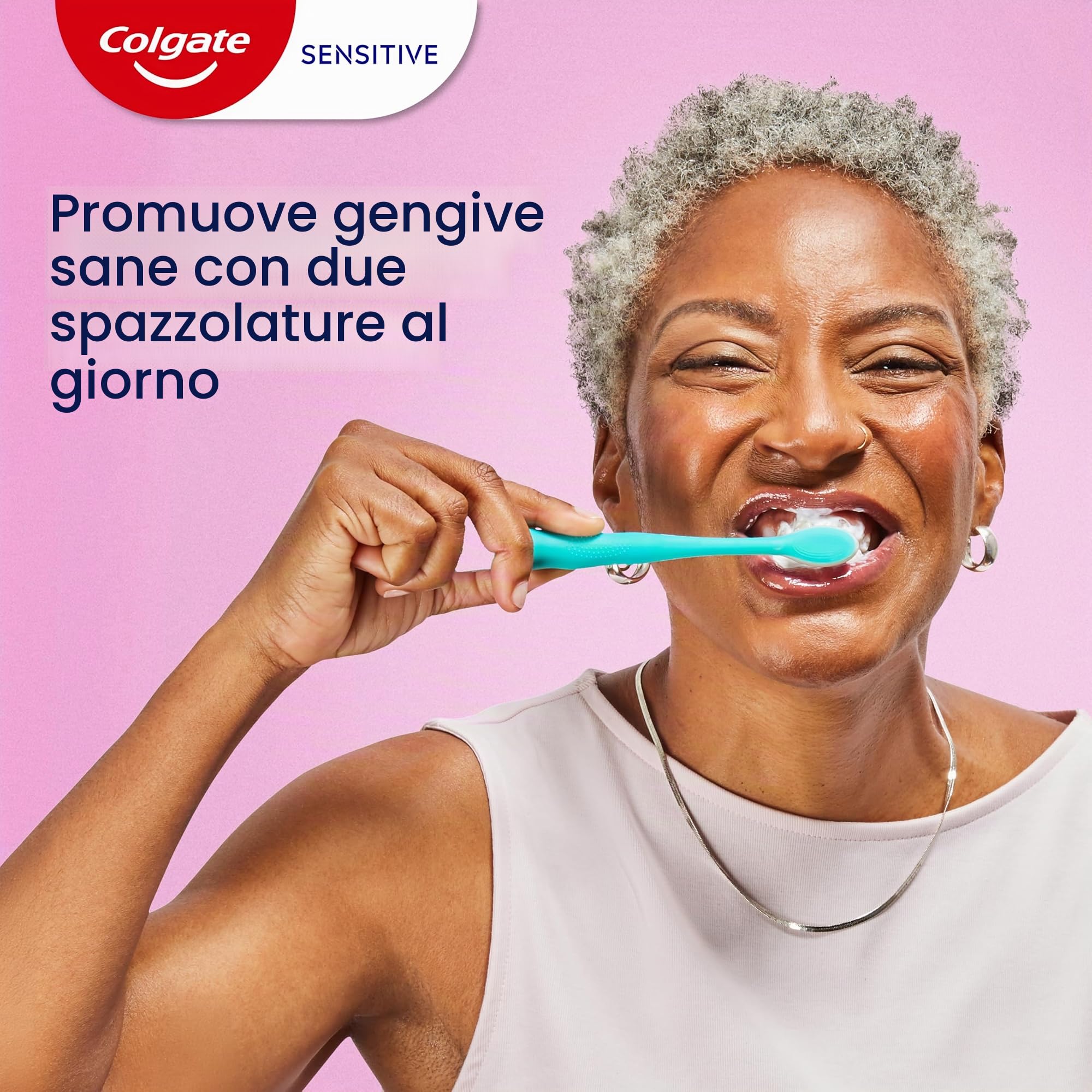 Colgate Colgate Sensitive Whitening Maximum Strength Dentifricio menta fresca, menta fresca, 170 g (confezione da 3)