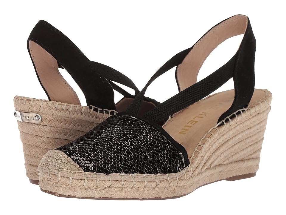 

Anne Klein Abbey (Black Multi Fabric) Women's Wedge Shoes