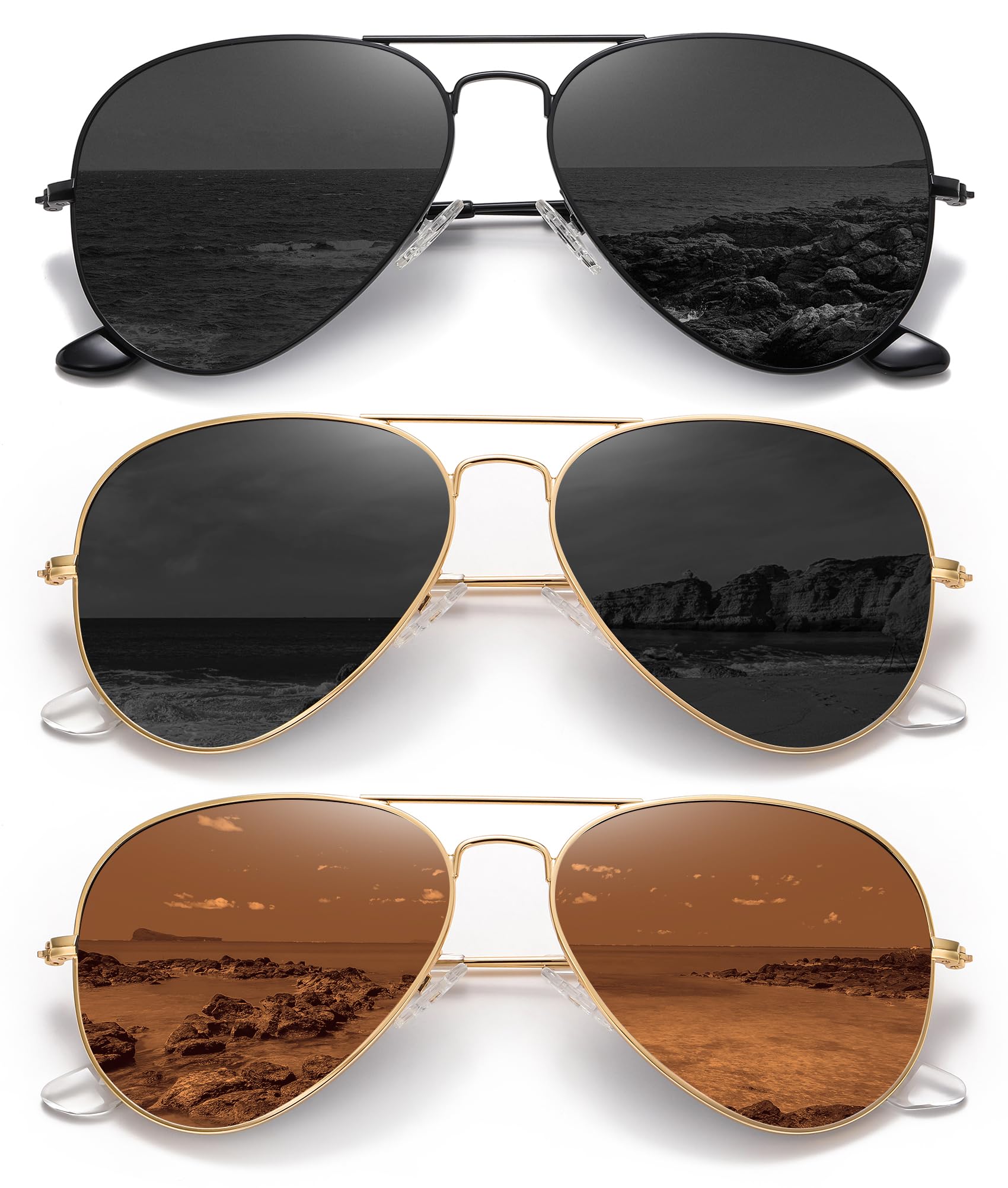 arzonai Combo Pack of 2 Sunglasses for Girls and Women- COMBO-706-picture-48