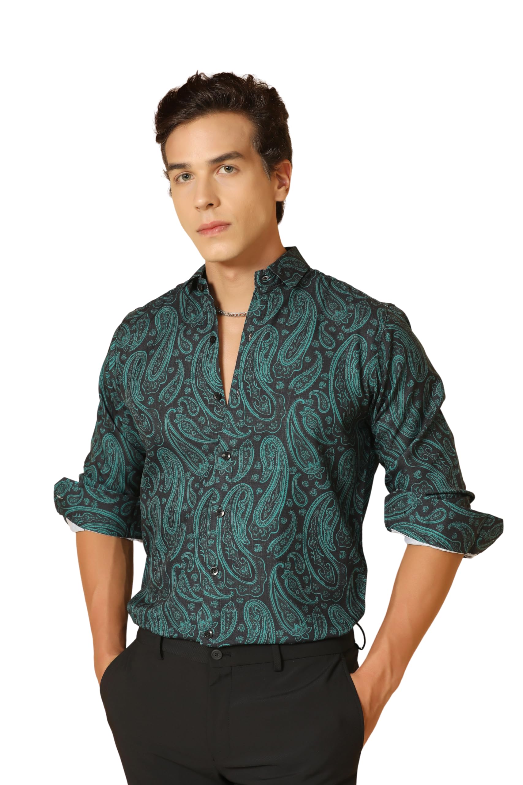 LymioCasual Shirt for Men|| Regular Fit Shirt for Men|| Men Stylish Shirt || Men Printed Shirt || Men Long Slevee Shirt (D-12-21)