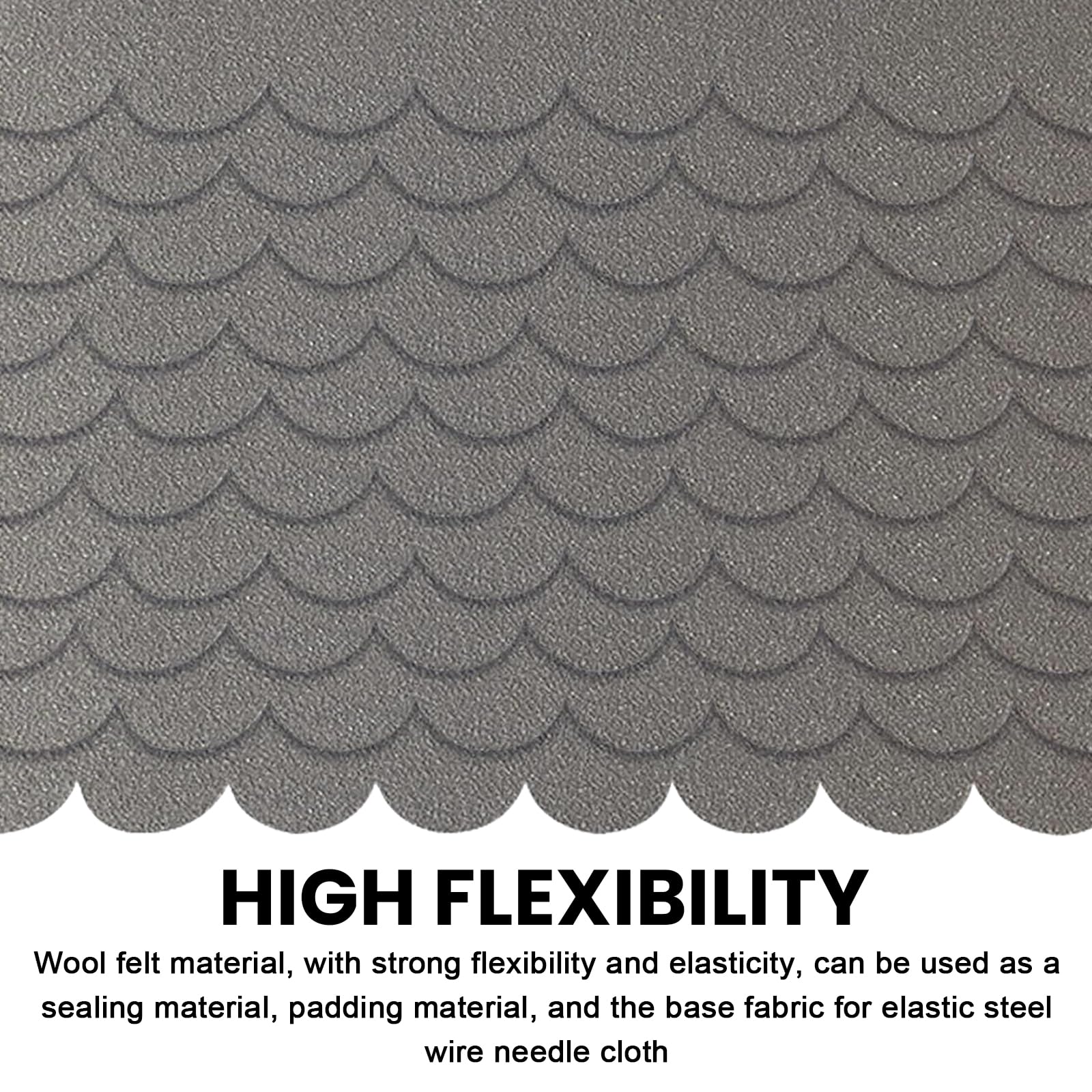 53 Stück Selbstklebende Dachpappe Für Vogelhaus - Mini Dachschindeln Wasserdicht In Grau