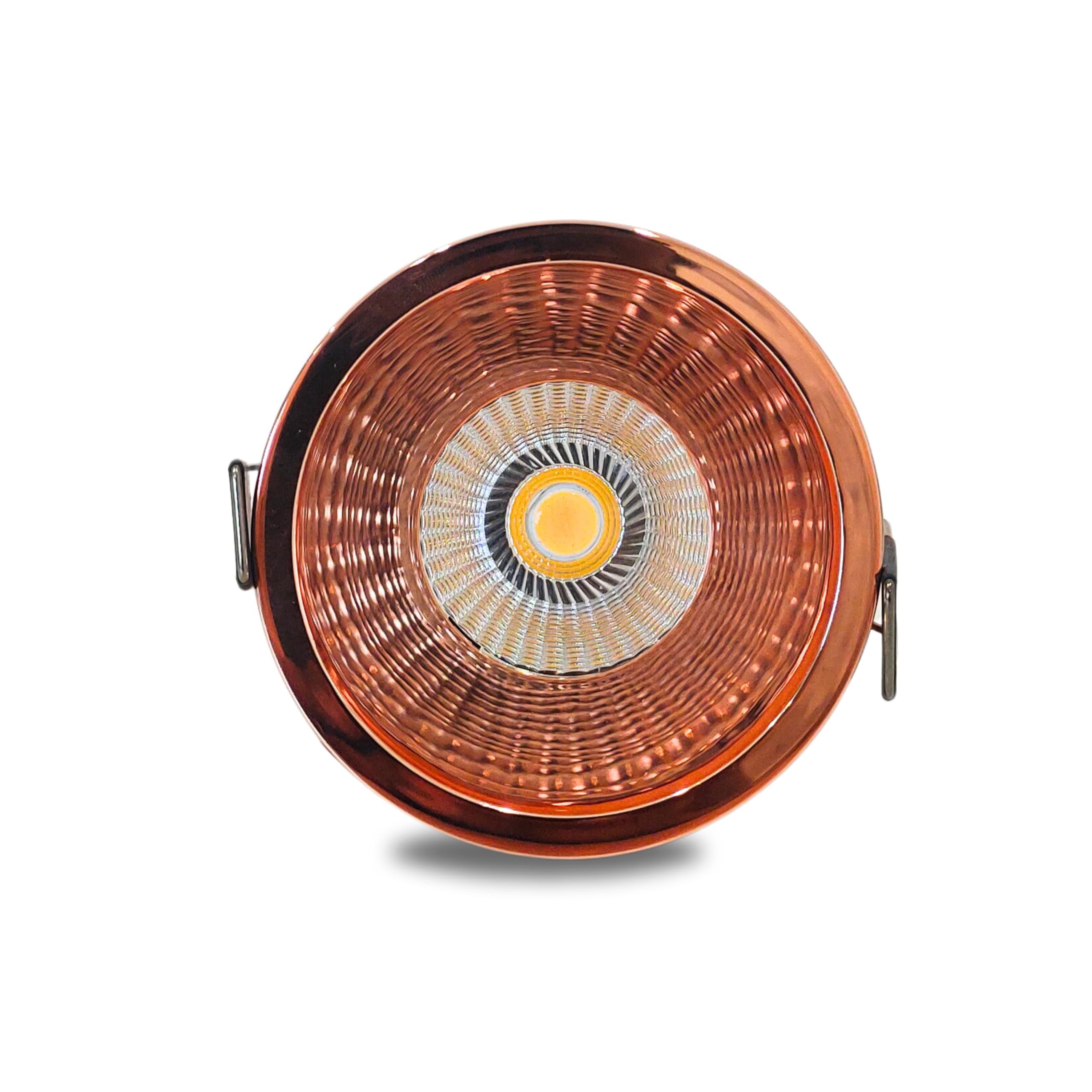 D’Mak Glitter Coper LED COB Spot Light for POP/Recessed Lighting (7W White, Pack of 5) 1