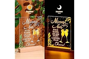 Hoolerry LED Mimosa Bar Table Sign: A Luminous Guide for Your Celebratory Soiree