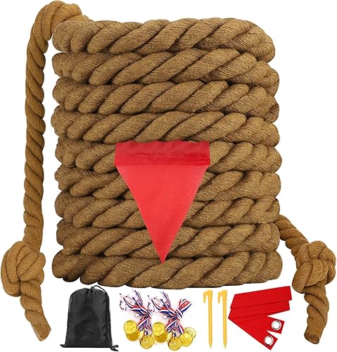 Juegos al aire libre, cuerda de tira y afloja para niños y adultos, juegos de fiesta de cumpleaños para reuniones familiares, juegos de picnic,