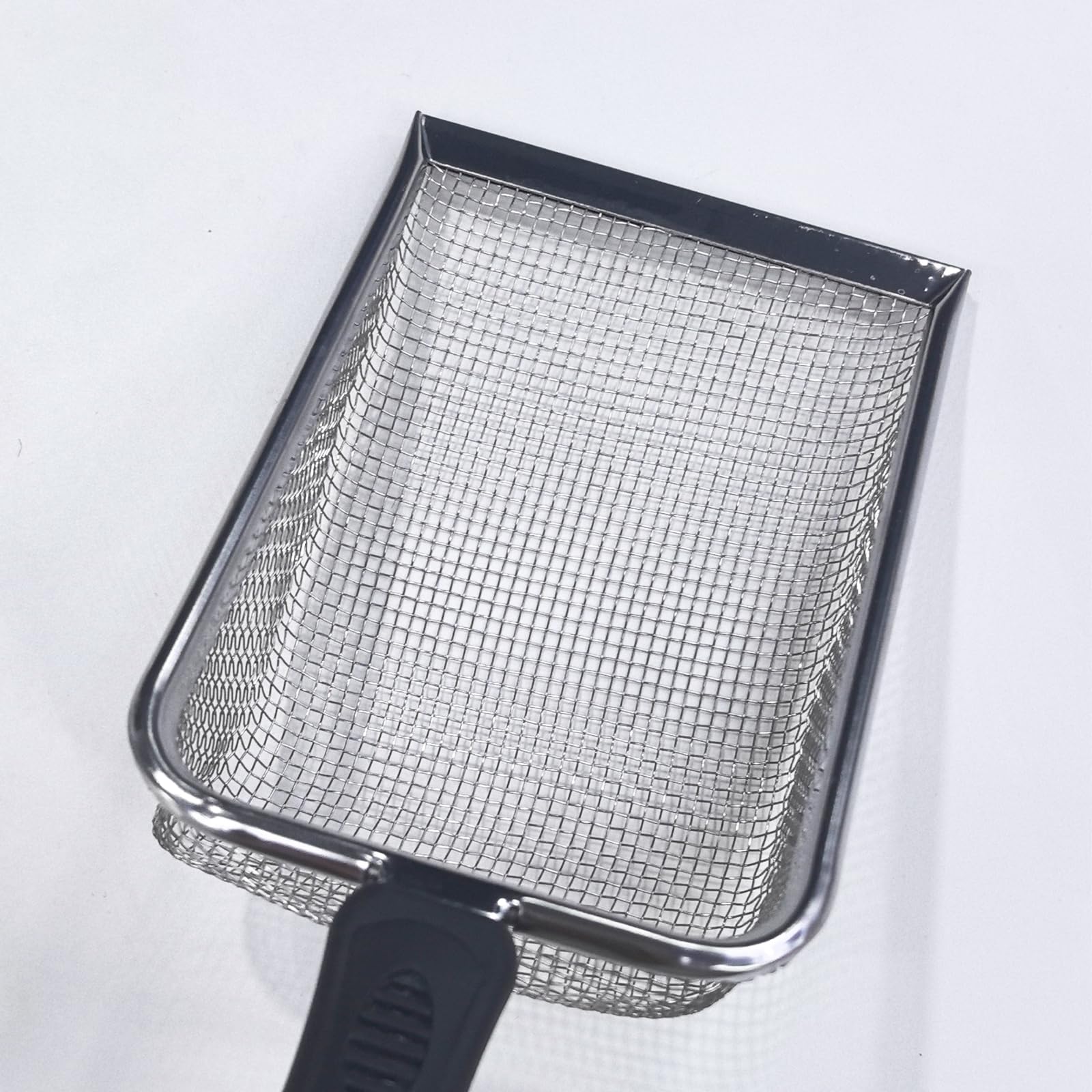 Cuchara de arena para gatos, pala de arena para gatos con malla de acero inoxidable, cuchara de agujero de 2,8 mm para arena de gato, arena de gallinero, arena de playa
