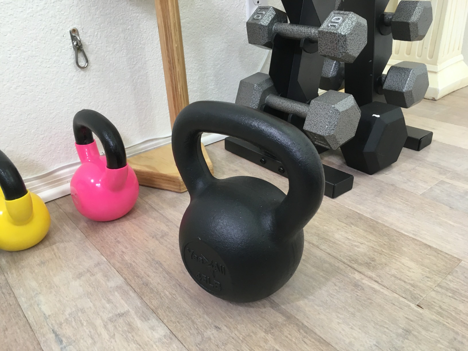 Yes4All Cast Iron Kettlebell set