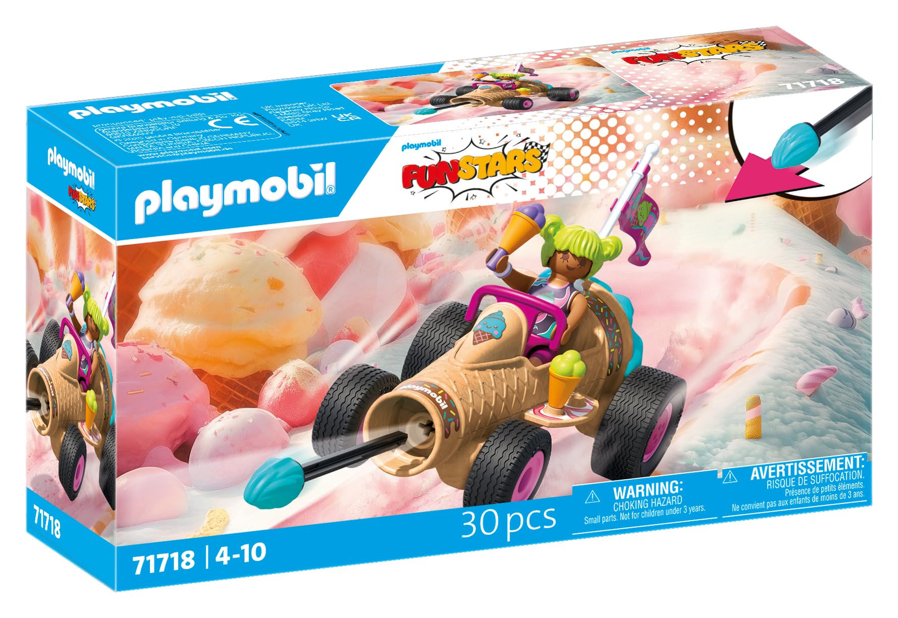 Amazon.com: Playmobil Racing Ice Cream Cone : Toys & Games
