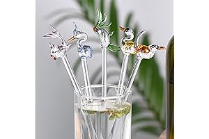 Reusable Glass Stir Sticks - Perfect for Coffee, Cocktails, and More