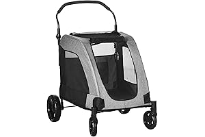 PawHut Dog Stroller for Medium and Large Dogs