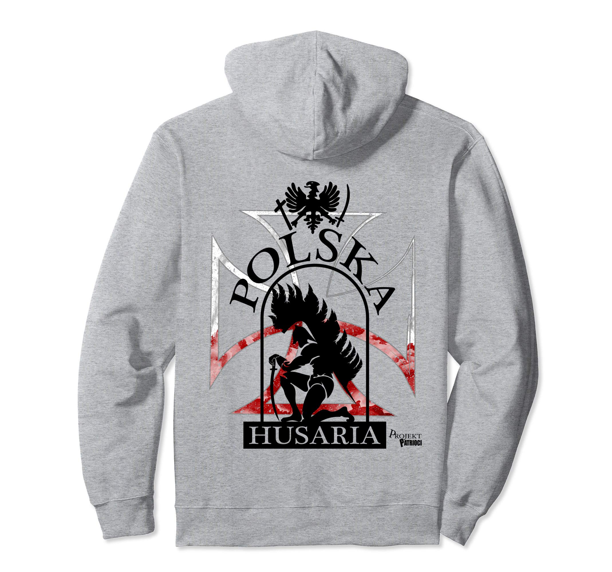Polska Husaria Polish Hussar Winged Warrior Husaria Pullover HoodieOEKO-TEX STANDARD 100