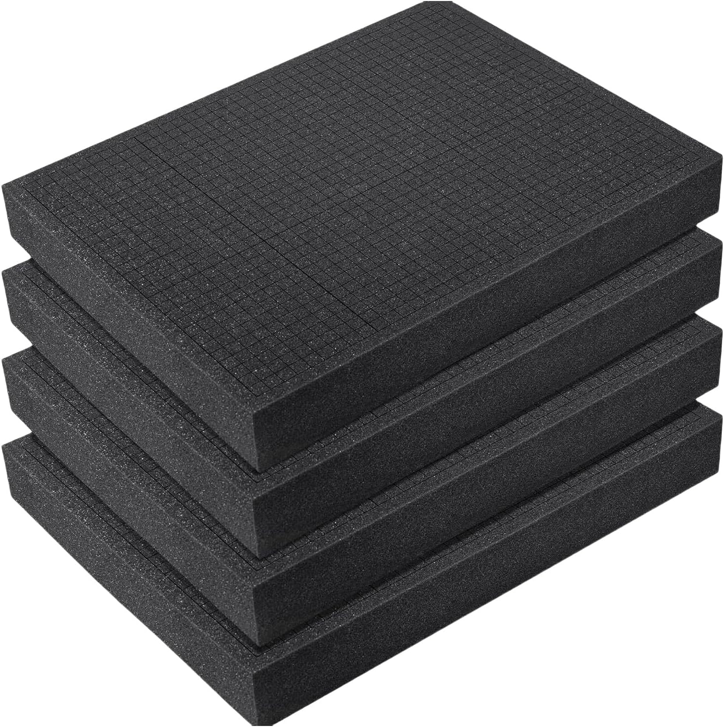 4Pcs Pick Apart Foam Insert Pluck Sheet for Board Case Storage Drawer Toolbox Inserts Organizers Pick and Pluck Foam Sheets