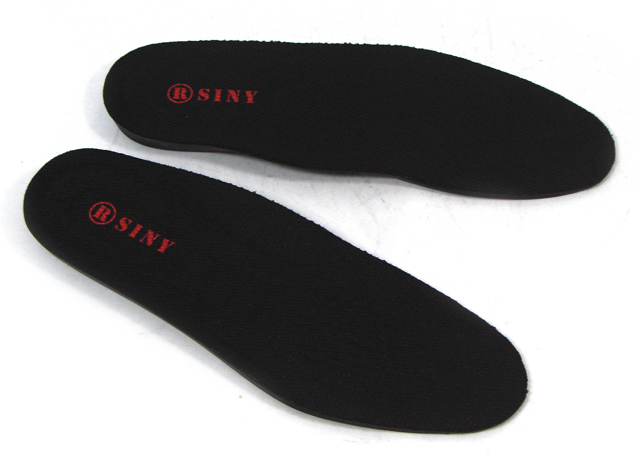 SINY® Full Length Height Increase Shoe Insoles Lift Kit - 1 cm (0.4 inches) Inserts for Women Heels Black