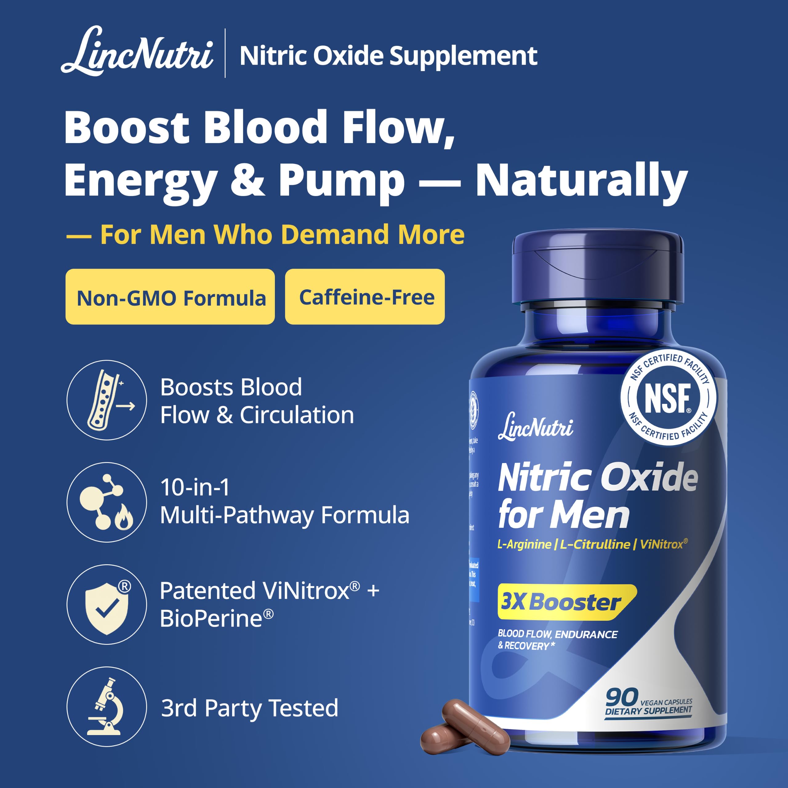 Nitric Oxide Supplements for Men 10-in-1 ViNitrox® 30-Day Supply — Amazon image 2