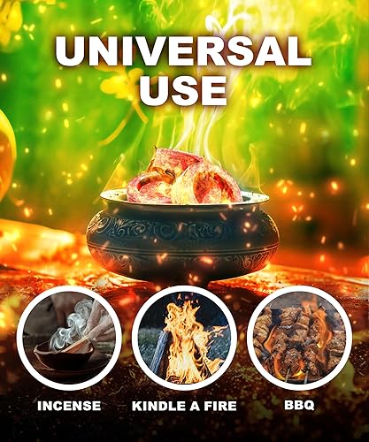 Miniatura 2 de Sunlight Tabletas de carbón para incienso - Tabletas de carbón de luz rápida - Discos de carbón - Rollos de carbón de 1.575 in - Briquetas de carbón