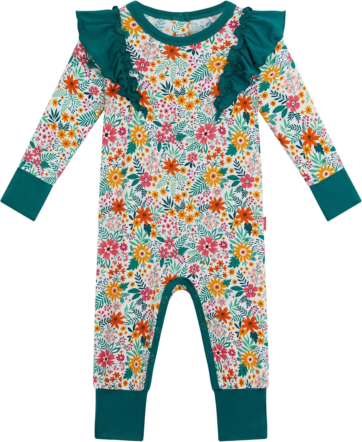 Bamboo Viscose Baby Girl Jumpsuit Ruffle Long Sleeve Baby One-Piece Romper Outfit Infant Clothes