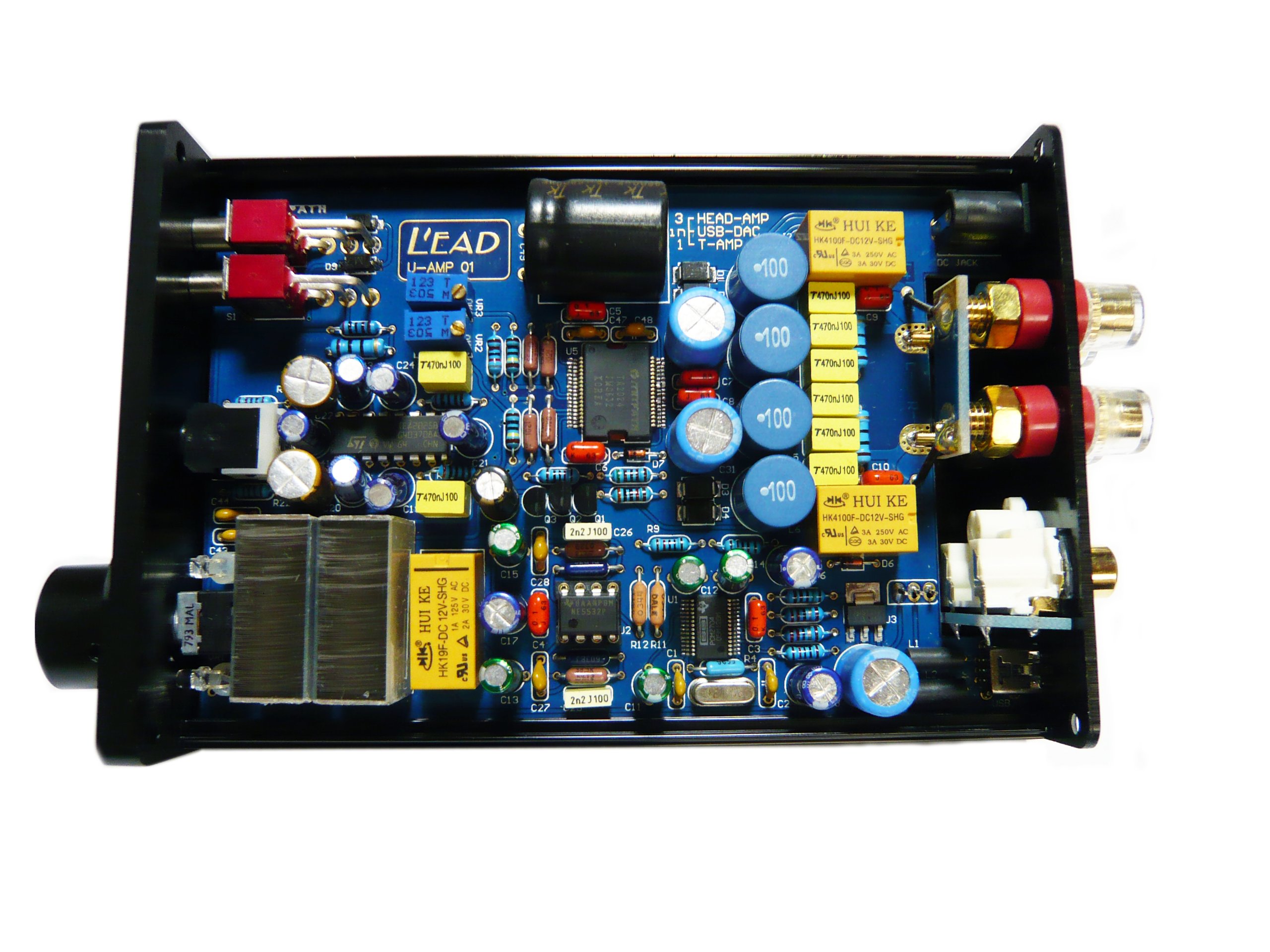 Amazon.co.jp: LEAD Audio U-AMP USB-DAC Tripath TA2024 ヘッドフォン 