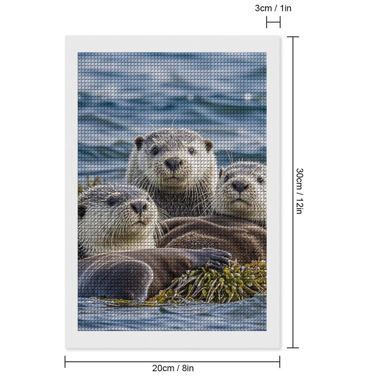 5D Diamantmalerei Set Meerestiere – DIY Diamantbild Für Erwachsene & Anfänger | Kreatives Kunsthandwerk Zur Entspannung, Geschenk Oder Wanddekoration
