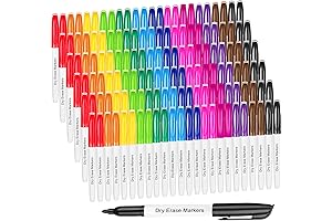 120 Premium Quality Dry Erase Colored Markers