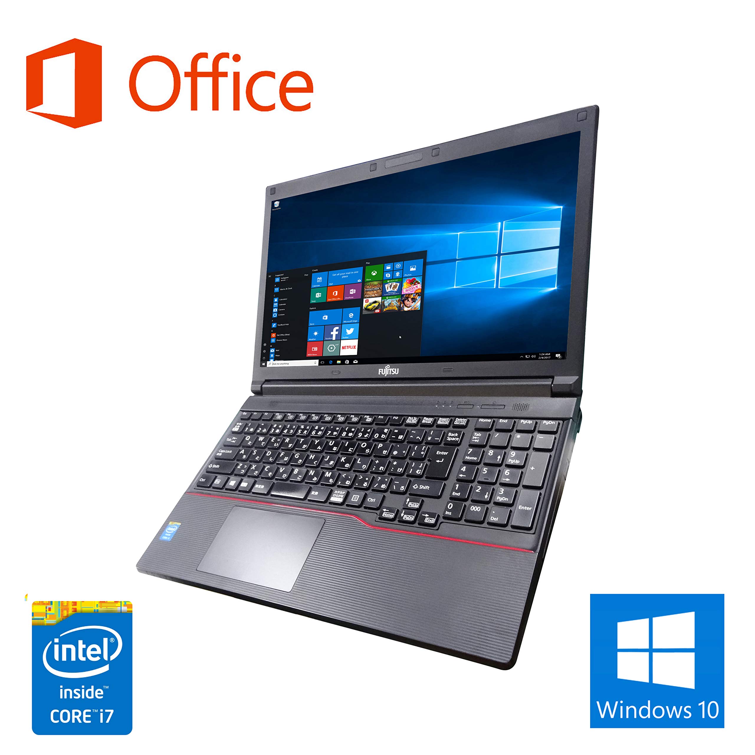 Amazon.co.jp: 【Microsoft Office 2016搭載】【Win 10搭載】 富士通